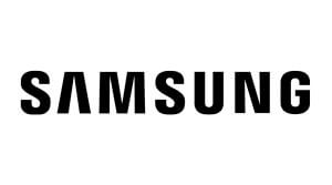 Samsung Logo. We can perform Samsung dryer repairs quickly.